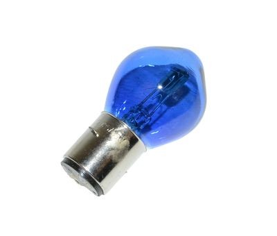 lamp 12V  35-35w ba20 Blauw (grote fit.)